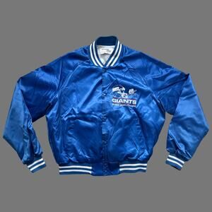 Chalk Line NY Giants Super Bowl XXL Bomber Jacket L